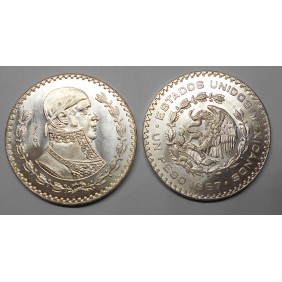 MEXICO 1 Peso 1967 AG...