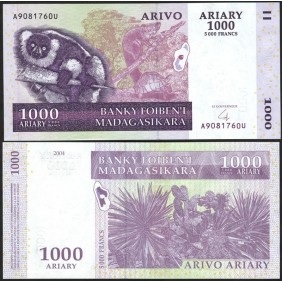 MADAGASCAR 1000 Ariary 2008