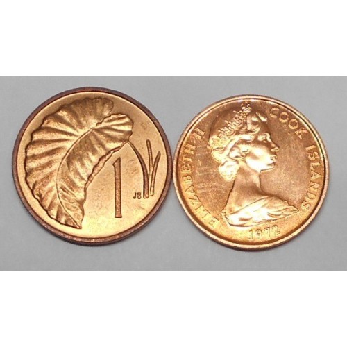 COOK ISLANDS 1 Cent 1972