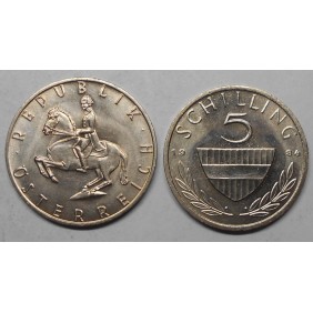 AUSTRIA 5 Schilling 1984