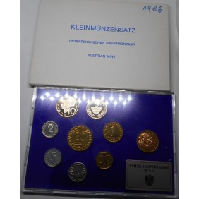 AUSTRIA Set Coins 1986...