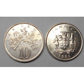 JAMAICA 10 Cents 1986