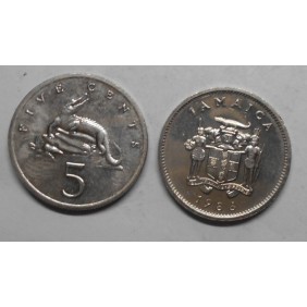 JAMAICA 5 Cents 1986