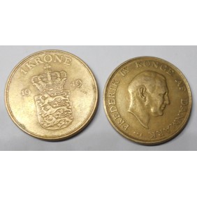 DENMARK 1 Krone 1949