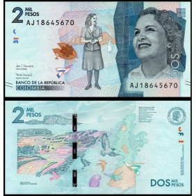 COLOMBIA 2000 Pesos 2018