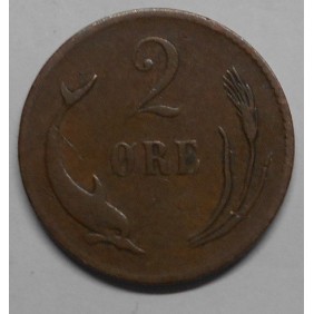 DENMARK 2 Ore 1875