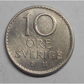 SWEDEN 10 Ore 1962...