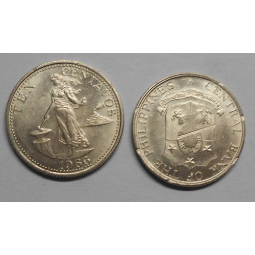 PHILIPPINES 10 Centavos 1966