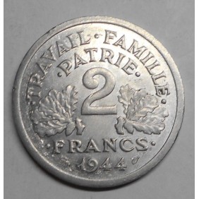 FRANCE 2 Francs 1944 C