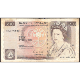 GREAT BRITAIN 10 Pounds 1988