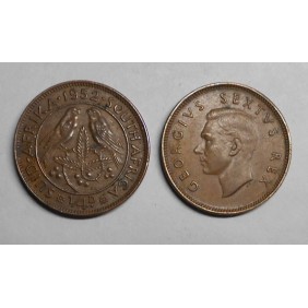 SOUTH AFRICA 1/4 Penny 1952