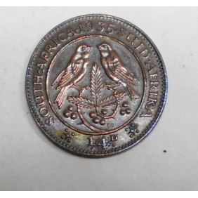 SOUTH AFRICA 1/4 Penny 1935