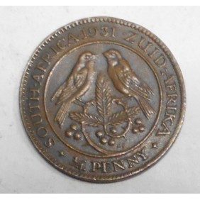 SOUTH AFRICA 1/4 Penny 1931