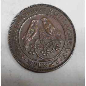 SOUTH AFRICA 1/4 Penny 1924