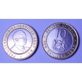 KENYA 10 Shillings 1997...