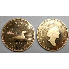 CANADA 1 Dollar 1995 PROOF