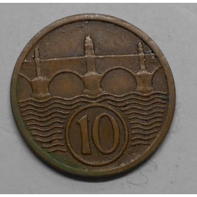 CZECHOSLOVAKIA 10 Haleru 1931