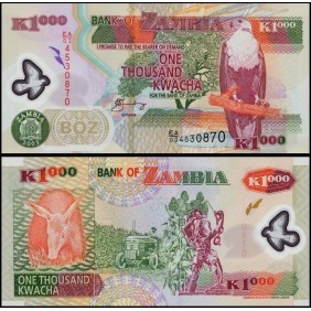 ZAMBIA 1000 Kwacha 2003...