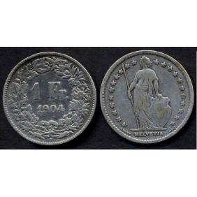 SWITZERLAND 1 Franc 1904