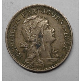 PORTUGAL 50 Centavos 1938
