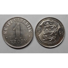 ESTONIA 1 Kroon 1995