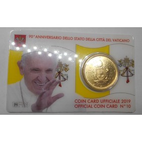 VATICANO 50 Euro Cent 2019...