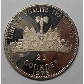 HAITI 25 GOURDES 1975...