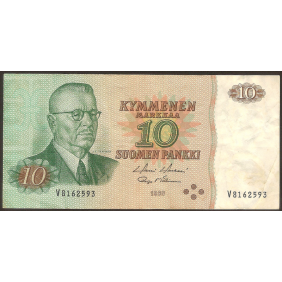 FINLAND 10 Markkaa 1980