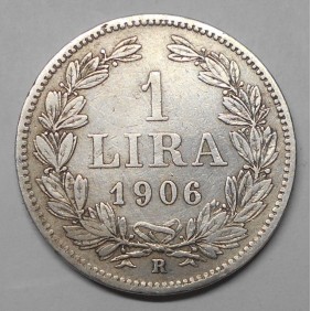 SAN MARINO 1 Lira 1906 AG