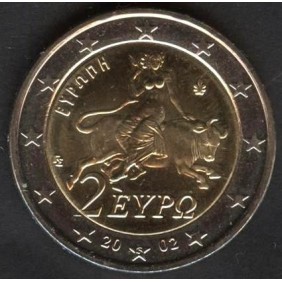 GREECE 2 Euro 2002 S