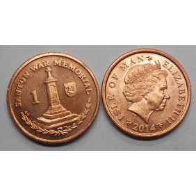 ISLE OF MAN 1 Penny 2014 BB