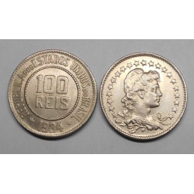 BRAZIL 100 Reis 1934