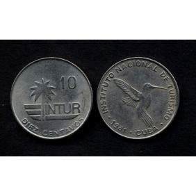 CUBA 10 Centavos 1981 KM 415.1