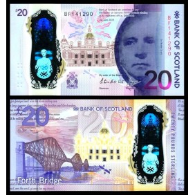 SCOTLAND 20 Pounds 2019...