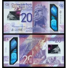 SCOTLAND 20 Pounds 2019...