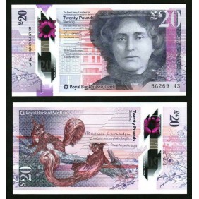 SCOTLAND 20 Pounds 2019...