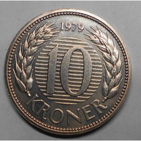 DENMARK 10 Kroner 1979