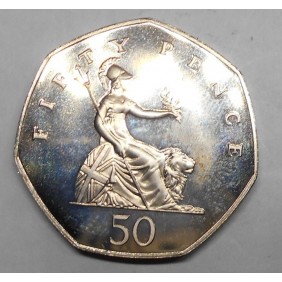 GREAT BRITAIN 50 Pence 1984...