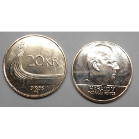 NORWAY 20 kroner 1998 Harald V