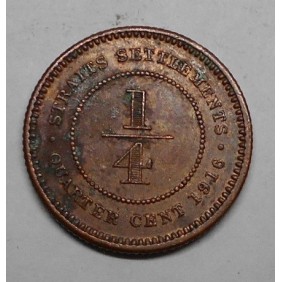 STRAITS SETTLEMENTS 1/4...
