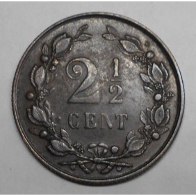 NETHERLANDS 2 1/2 Cent 1884
