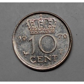 NETHERLANDS 10 Cents 1979