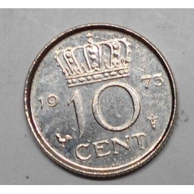 NETHERLANDS 10 Cents 1973