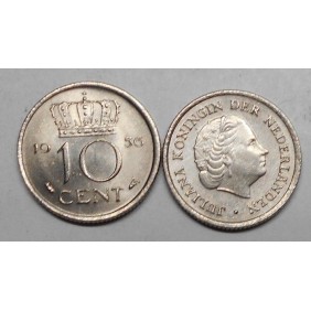 NETHERLANDS 10 Cents 1956