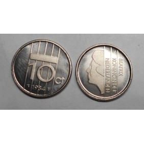 NETHERLANDS 10 Cents 1984