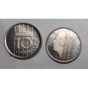 NETHERLANDS 10 Cents 1982