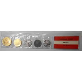 AUSTRIA Set Coins 1977 PROOF