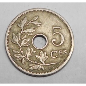 BELGIUM 5 Centimes 1905...