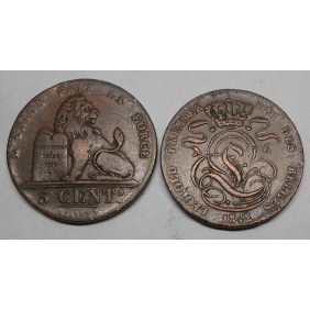 BELGIUM 5 Centimes 1842