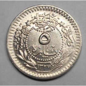 TURKEY 5 Para AH 1327/3 (1911)